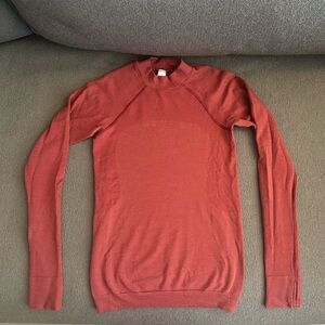lululemon athletica red long sleeve